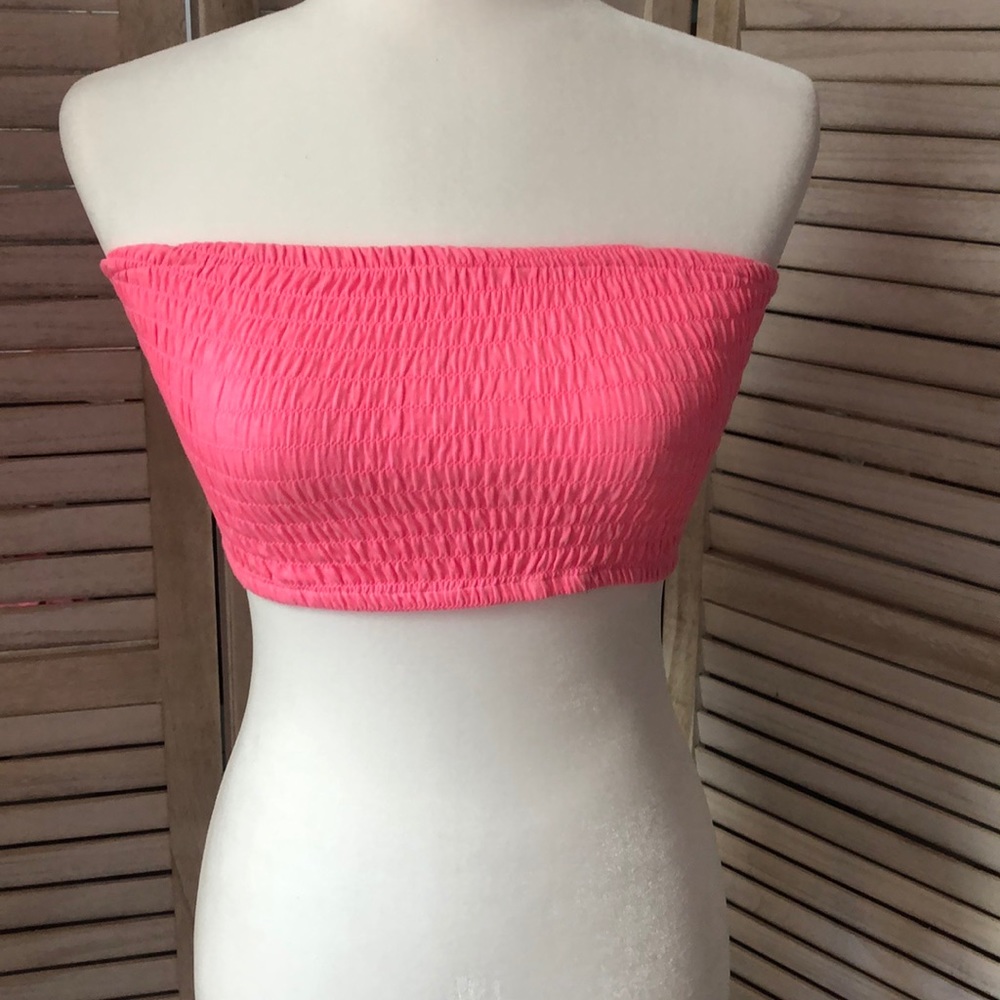 Hot Pink Bandeau Top